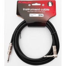 Omrs Store IPCV-242B-3M-BK Enstrüman Gitar Kablosu 3 Metre