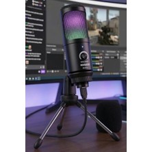 Ayrstore BM350 Rgb USB Oyuncu Mikrofonu