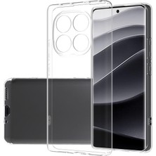 Zore Xiaomi Poco X7 Kılıf Kamera Korumalı Şeffaf Kalın Üstün Koruma Silikon Kcak