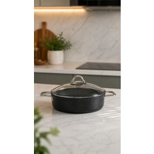 Bonera Pro Plus Granit Karnıyarık Tenceresi 26 cm - Yanmaz Yapışmaz
