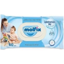 Molfix Izotonik Sulu Pamuk Hassas Islak Havlu Mendil 60'lı