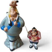 Hureggo Vintage Disney Mulan - Chien-Po, Ling & Yao (Mcdonald's 1998) Nostaljik Fast Food Figürü - 12 cm