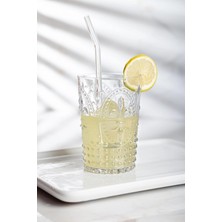 Universal Akrilik Şeffaf Tekli Kısa Bardak & Su Meşrubat Kahve Yanı Bardağı 400 ml ( Cam Değildir )