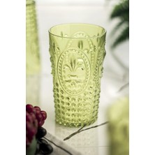 Universal Akrilik Yeşil Tekli Uzun Bardak & Su Meşrubat Bardağı 750 ml ( Büyük Boy & Cam Değildir )