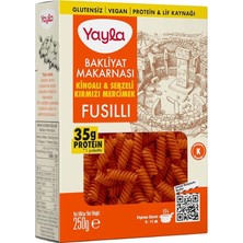 Yayla Bakl.mak.kinoalı & Sebzeli Kırmızı Mercimek Fusıllı 250 gr *6'lı