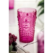 Universal Akrilik Pembe Tekli Uzun Bardak & Su Meşrubat Bardağı 750 ml ( Büyük Boy & Cam Değildir )