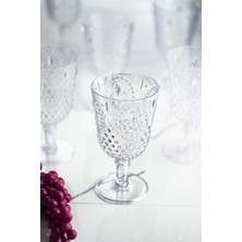 Universal Akrilik Şeffaf Tekli Kadeh & Su Meşrubat Kahve Yanı Bardağı 450 ml ( Cam Değildir )