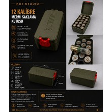 Kut Studio 12 Kalibre Fişek Saklama Kutusu
