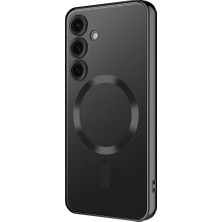 Zore Galaxy S24 Kılıf Magsafe Kamera Lens Korumalı Logo Gösteren Ince Hafif Kcak
