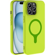 Zore iPhone 14 Pro Max Kılıf Pastel Renkli Magsafe Kamera Yükseltili Silikon Kcak