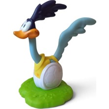 Hureggo Looney Tunes Road Runner Futbolcu Figür Oyuncak - Vintage Burger King Koleksiyon Parçası - 8 cm