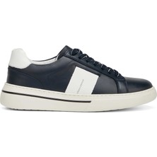 Tergan Lacivert Hakiki Deri Erkek Sneaker - E26I1AY57759-A31