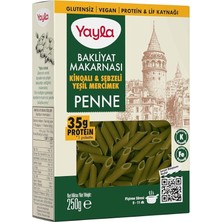 Yayla Bakl.mak.kinoalı & Sebzeli Yeşil Mercimek Penne 250 gr * 1'li