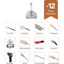 Barba FL-46 Set Üstü Bahçe Fırını Pro Paket - Yeni Nesil Taş Fırın