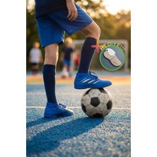 Nespa Çoraplı Erkek Halı Saha Kramponu - Kaymaz Tabanlı Bilekli Futbol Ayakkabısı