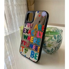WU Case Aynalı Yazılı Iphone 14 Pro Max Telefon Telefon Kılıfı