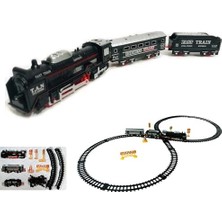 AyrStore Işıklı Klasik Tren Seti 96CM 3 Farklı Ray Modeli