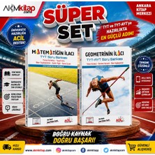Akm Kitap Acil Yayınları Tyt Matematiğin Ilacı ve Geometrinin Ilacı Soru Bankası Seti 2 Kitap