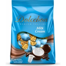 Dolcebon Süt Aromalı Krema Dolgulu Sütlü Praline 1000 Gr. (1 Paket)