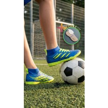 Nespa Çoraplı Erkek Halı Saha Kramponu - Kaymaz Tabanlı Bilekli Futbol Ayakkabısı + çorap hediye