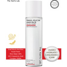 Salyangoz Özlü Pirinç Mayası Beyazlatıcı Aydınlatıcı Hyaluronic Acid Nemlendirici Tonik 200 ml
