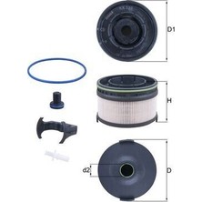 Mahle Yakıt Fıltresı Mercedes OM654 W177 W247 W205 S205 C205 W213 S213 C238