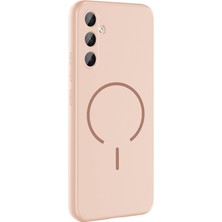 Gns Store Galaxy A24 Kılıf Magsafe Destekli Kamera Korumalı Yumuşak Silikon Gnst