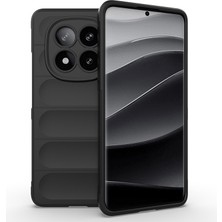 Gns Store Xiaomi Redmi Note 14 Pro Plus Kılıf Kamera Korumalı Esnek Silikon Parmak Şeritli Gnst