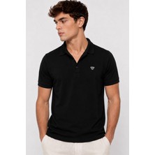 Hummel Trona Polo 912358-2001 Siyah Erkek Polo Yaka T-Shirt