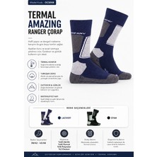 Oil Company Termal Unisex Lacivert Amazing Ranger Çorap