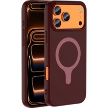 Gns Store iPhone 17 Pro Max Kılıf Pastel Renkli Magsafe Kamera Yükseltili Silikon Gnst