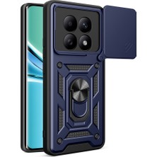 Gns Store Xiaomi Redmi Note 15 5g Kılıf Sürgülü Kamera Koruyucu Manyetik Standlı Tank Koruma Gnst