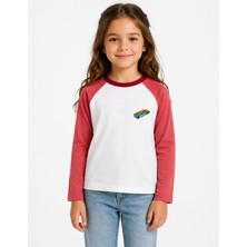 Organickid Mix Kız Çocuk Reglan Uzun Kollu Narçiçeği T-Shirt