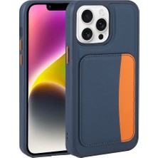 Gns Store iPhone 16 Pro Kılıf Kartlıklı Kamera Yükseltili Silikon Gnst