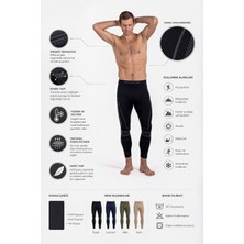 Oil Company Siyah Unisex Termal Içlik Alt Seamless Iıı. Seviye Pro