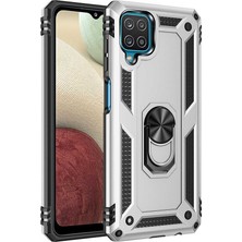 Gns Store Galaxy M22 Kılıf Kamera Koruyucu Manyetik Standlı Tank Koruma Gnst