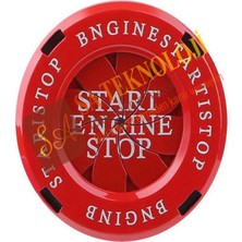 Sateknoloji Start Stop Düğm Çerçevesi Aksesuar(Yuvarlak Ss)