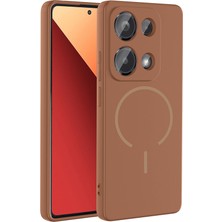 Büşra Ayhan Xiaomi Redmi Note 13 Pro 4g Kılıf Magsafe Destekli Kamera Korumalı Yumuşak Silikon Bsay