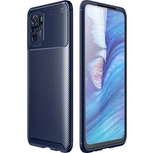Büşra Ayhan Xiaomi Poco M5S Kılıf Karbon Görünümlü Silikon Kamera Korumalı Üstün Koruma Bsay
