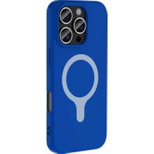 Gns Store iPhone 16 Pro Max Kılıf Pastel Renkli Magsafe Kamera Yükseltili Silikon Gnst