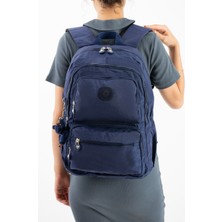 571 Collections Çanta Ultra Hafif Geniş Hacimli Okul Seyahat Spor Sırt Çantası Lacivert Model: (571-2D)