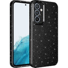 Nexaura Galaxy A55 Kılıf Kamera Korumalı Simli Silikon Üstün Koruma Nxar