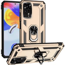 Nexaura Xiaomi Redmi Note 11 Pro 5g Kılıf Kamera Koruyucu Manyetik Standlı Tank Koruma Nxar