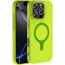 Nexaura iPhone 16 Pro Kılıf Pastel Renkli Magsafe Kamera Yükseltili Silikon Nxar