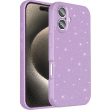 Subutu iPhone 16 Plus Kılıf Kamera Korumalı Simli Silikon Üstün Koruma Sbt