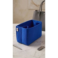 Marjinal W Club Tek Suluklu Çanta İçi Organizer Saks Mavisi 28x15x12