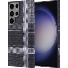 Nexaura Galaxy S23 Ultra Kılıf Ultra Ince Magsafe Karbon Fiber Görünümlü Ince Hafif Nxar