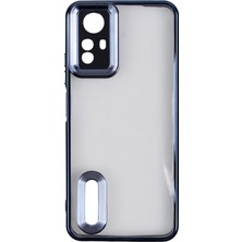 Gns Store Xiaomi Redmi Note 12S Kılıf Kamera Lens Korumalı Logo Gösteren Ince Hafif Gnst