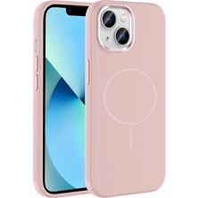 Subutu iPhone 15 Kılıf Ince Magsafe Halkalı Kamera Yükseltili Silikon Sbt