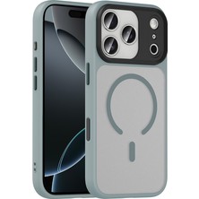 Nexaura iPhone 17 Pro Kılıf Magsafe Destekli Kamera Yükseltili Mat Parmak Izi Tutmayan Silikon Nxar